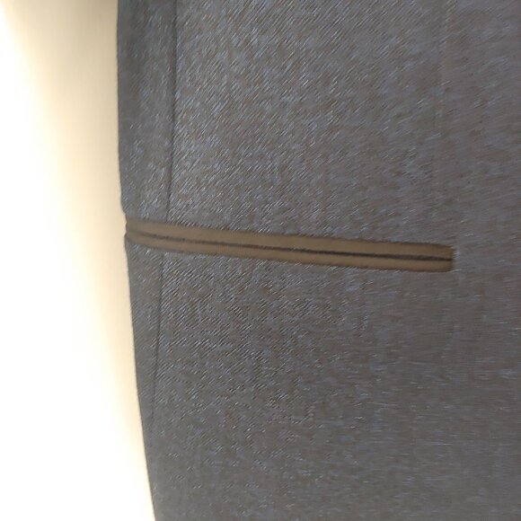 Tuxedo Jacket - Sz 40 - Navy tweed type blue / black lapel - Varvatos Soho Fit - Picture 6 of 13